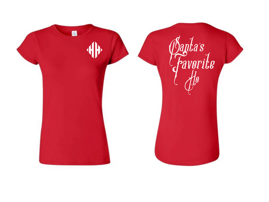 Women's Santas Favorite Ho Shirt