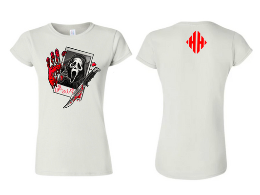 Womens Ghost Face Tee